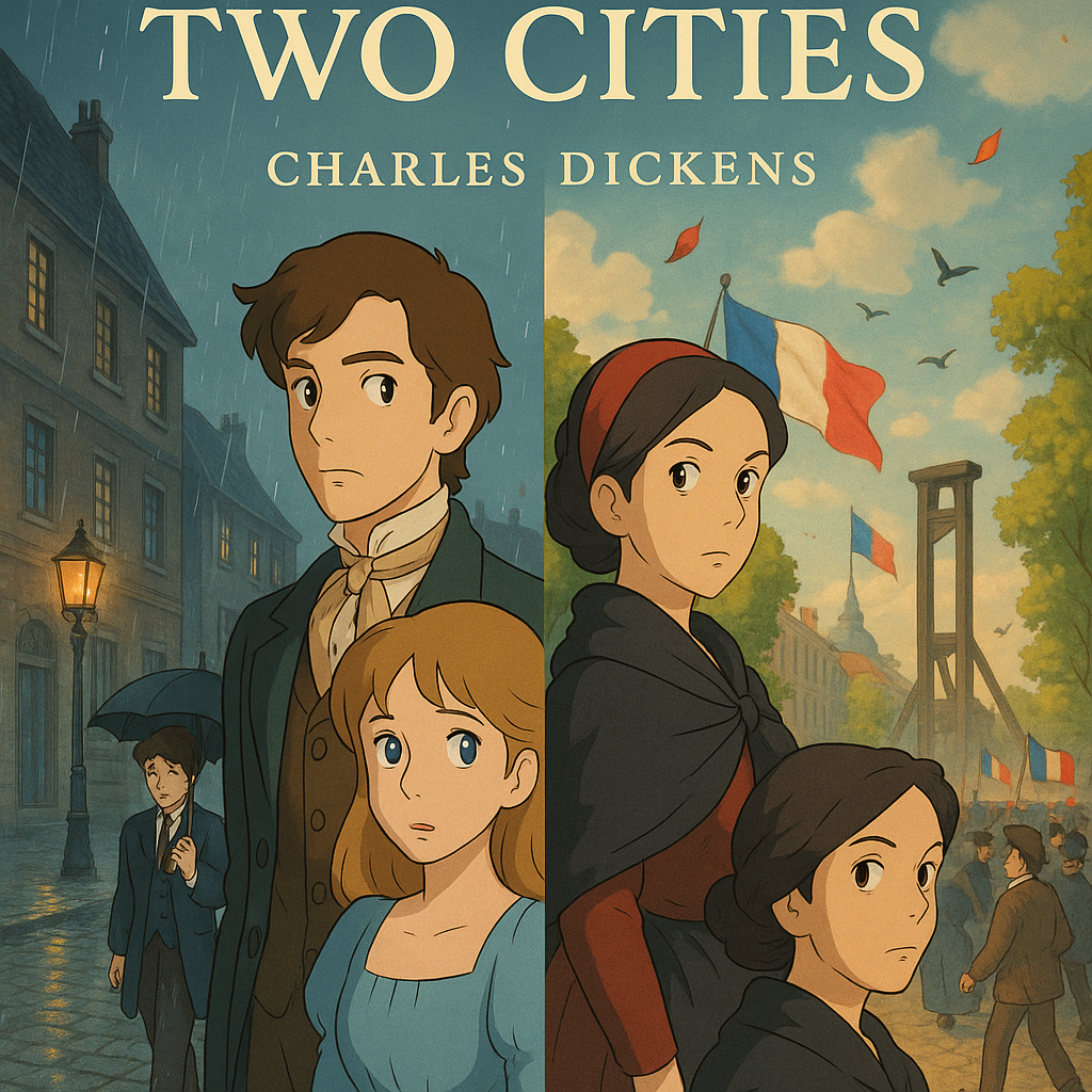 A Tale of Two Cities by English author Charles Dickens